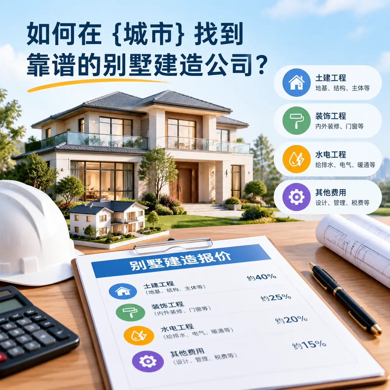 如何在 播州 找到靠谱的别墅建造公司？