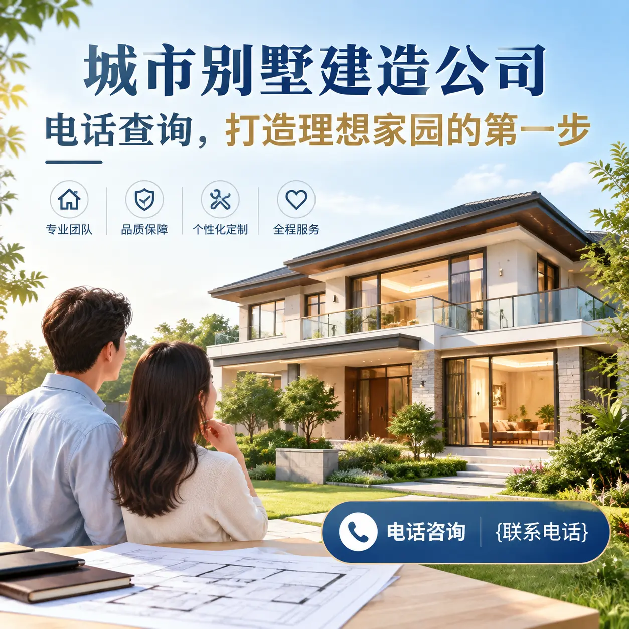 播州别墅建造公司电话查询，打造理想家园的第一步