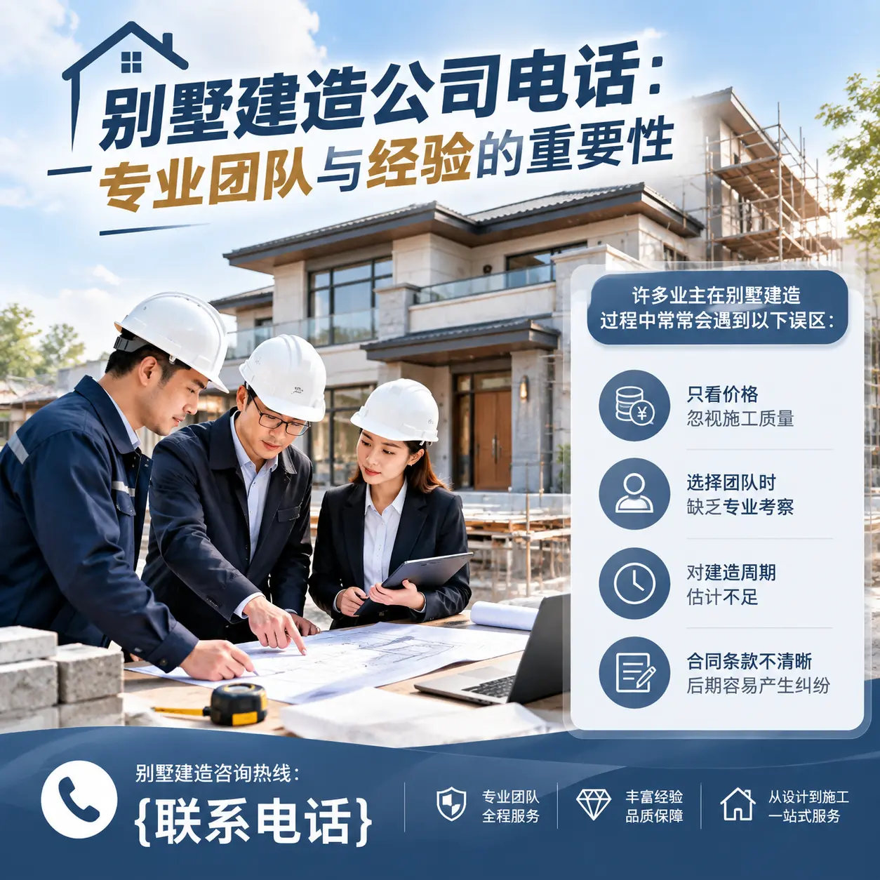 播州别墅建造公司电话:专业团队与经验的重要性